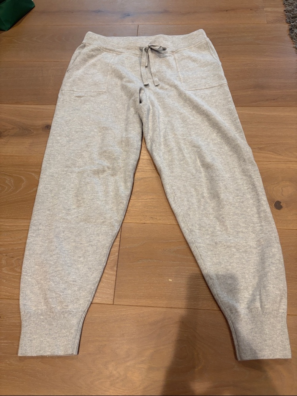 J. Crew Light Heather Gray Drawstring Jogger Pants
